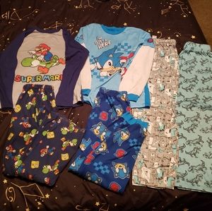 Boys winter pajamas bundle